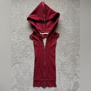 Veronica Beard Burgundy French Terry Dickey